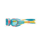 Unisex Kids Biofuse 2.0 Anti Fog Coated Lens Swim Goggles For Boys and Girls - Coral Beach, Bolt & Blue Lens