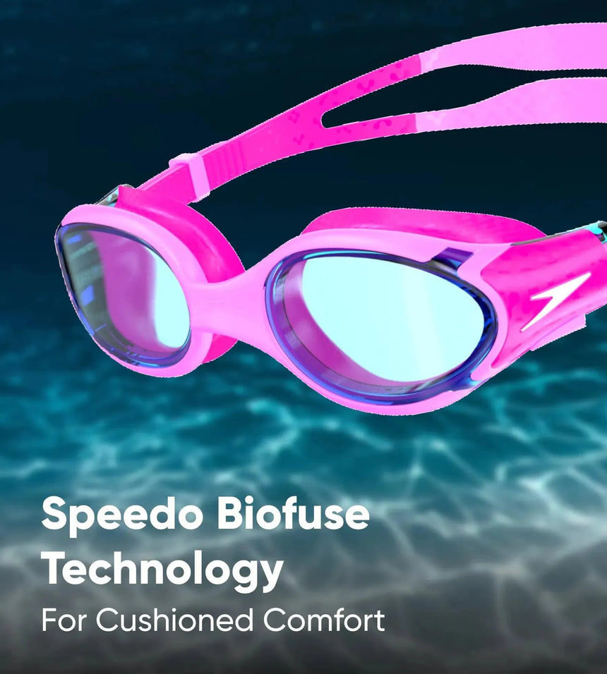 Unisex Kids Biofuse 2.0 Tint-Lens Swim Goggles For Boys and Girls (Age Range -  6-14 Years) - Assorted Colours