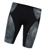 Men's Endurance+  Hydrosense Print V-Cut Compression Jammer - Black & White
