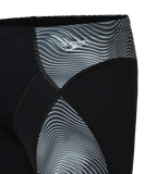 Men's Endurance+  Hydrosense Print V-Cut Compression Jammer - Black & White