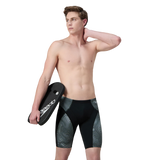 Men's Endurance+  Hydrosense Print V-Cut Compression Jammer - Black & White