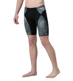 Men's Endurance+  Hydrosense Print V-Cut Compression Jammer - Black & White