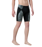 Men's Endurance+  Hydrosense Print V-Cut Compression Jammer - Black & White