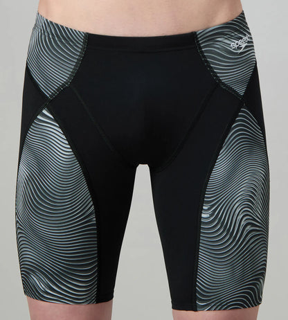Men's Endurance+  Hydrosense Print V-Cut Compression Jammer - Black & White