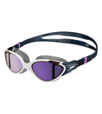 Women's Biofuse 2.0 Anti Fog Mirror Lens Swim Goggles - White, True Navy & Sweet Purple