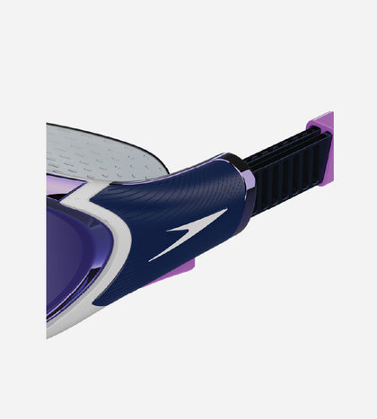 Women's Biofuse 2.0 Anti Fog Mirror Lens Swim Goggles - White, True Navy & Sweet Purple