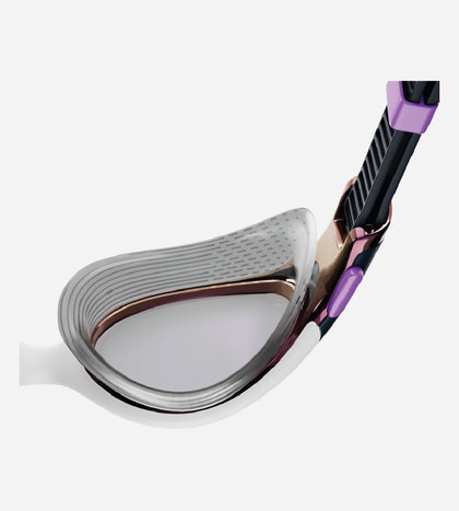 Women's Biofuse 2.0 Anti Fog Mirror Lens Swim Goggles - White, True Navy & Sweet Purple