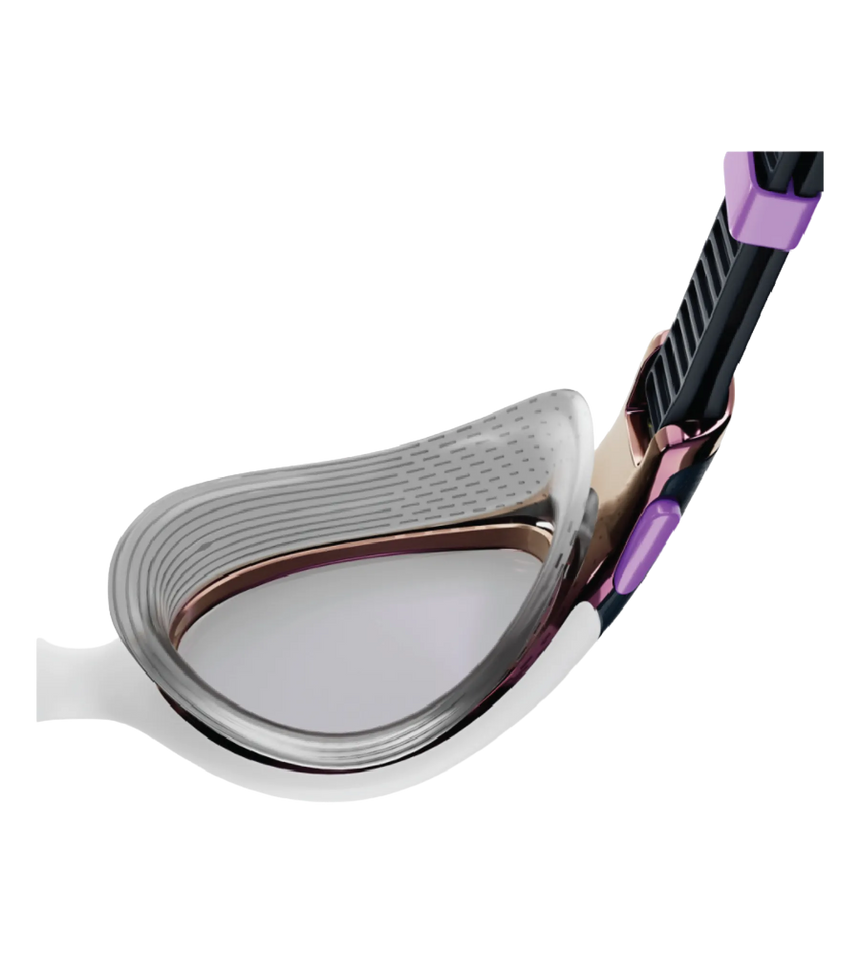 Women's Biofuse 2.0 Anti Fog Mirror Lens Swim Goggles - White, True Navy & Sweet Purple