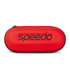 Speedo Anti-Moisture Trap Protective Hard Shell Swim Goggle Case Cover - Red