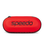 Speedo Anti-Moisture Trap Protective Hard Shell Swim Goggle Case Cover - Red
