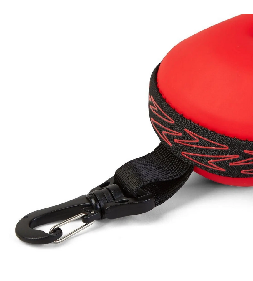 Speedo Anti-Moisture Trap Protective Hard Shell Swim Goggle Case Cover - Red