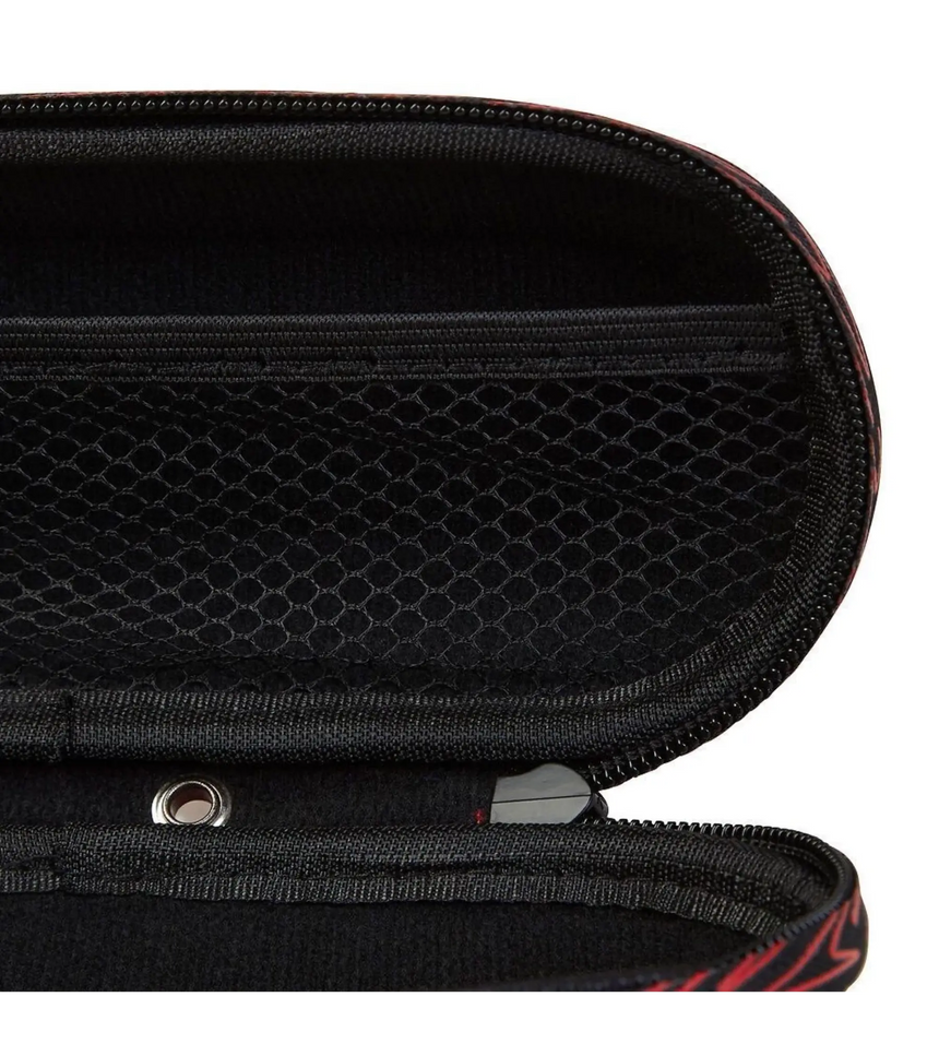 Speedo Anti-Moisture Trap Protective Hard Shell Swim Goggle Case Cover - Red