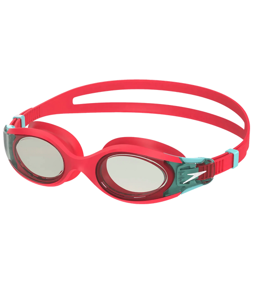 Unisex Kids Hydrosity 2.0 Anti Fog Coated Lens Swim Goggles (Age Range -  6-14 Years) - Red & Blue