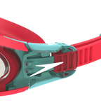 Unisex Kids Hydrosity 2.0 Anti Fog Coated Lens Swim Goggles (Age Range -  6-14 Years) - Red & Blue
