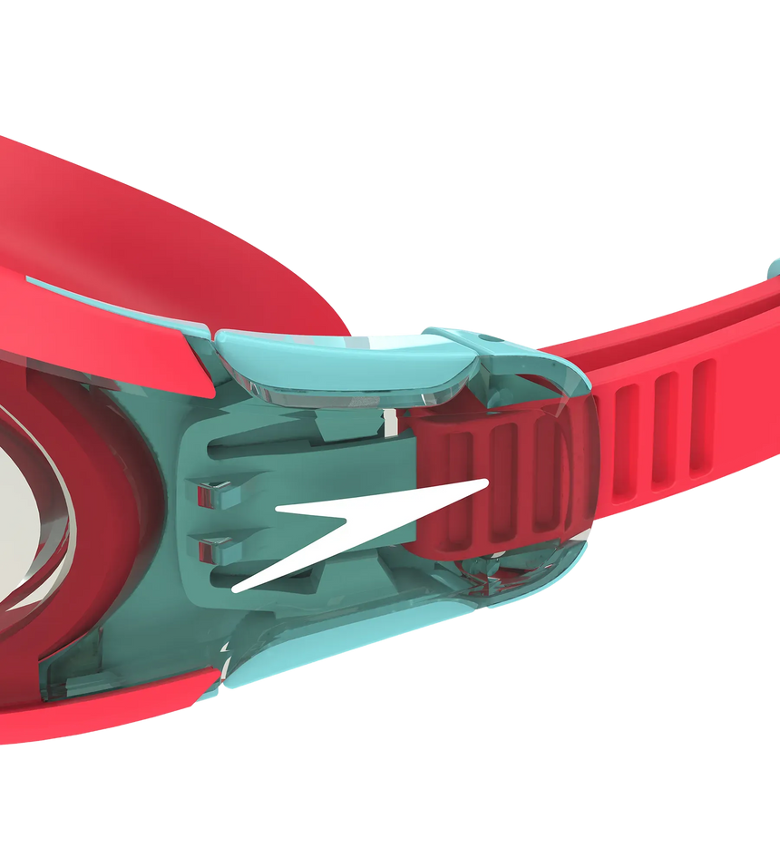 Unisex Kids Hydrosity 2.0 Anti Fog Coated Lens Swim Goggles (Age Range -  6-14 Years) - Red & Blue