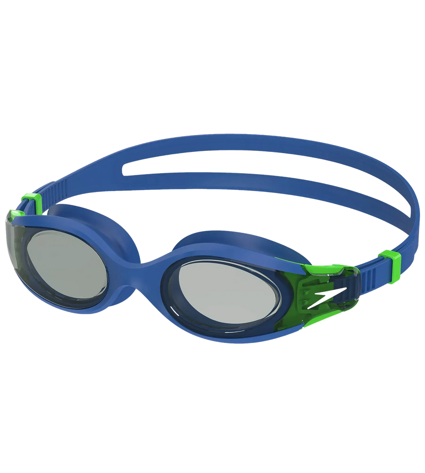 Unisex Kids Hydrosity 2.0 Anti Fog Coated Lens Swim Goggles (Age Range -  6-14 Years) - Blue & Green