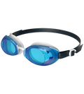 Unisex Adult Jet 2.0 Blue Tint Anti Fog Lens Swim Goggles - Blue & White