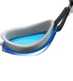 Unisex Adult Jet 2.0 Blue Tint Anti Fog Lens Swim Goggles - Blue & White
