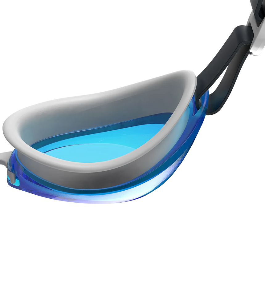 Unisex Adult Jet 2.0 Blue Tint Anti Fog Lens Swim Goggles - Blue & White