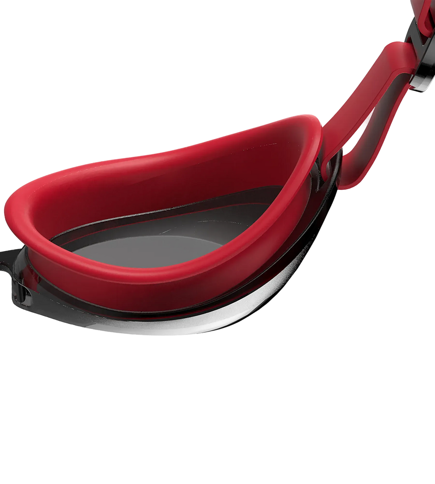 Unisex Adult Jet 2.0 Smoke Tint Anti Fog Lens Swim Goggles - Red & Smoke