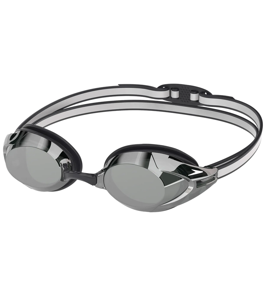Unisex Adult Vanquisher 3.0 Mirror Smoke Lens Swim Goggles - Black