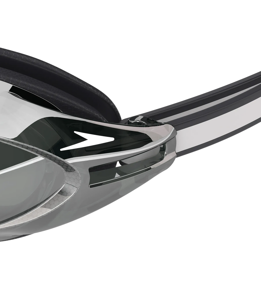 Unisex Adult Vanquisher 3.0 Mirror Smoke Lens Swim Goggles - Black