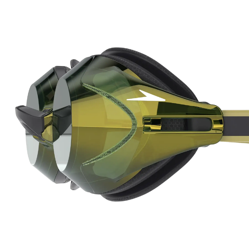 Unisex Adult Vanquisher 3.0 Mirror Smoke Lens Swim Goggles - Dark Gold