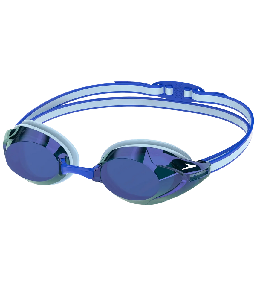 Unisex Adult Vanquisher 3.0 Mirror Blue Lens Swim Goggles - Blue