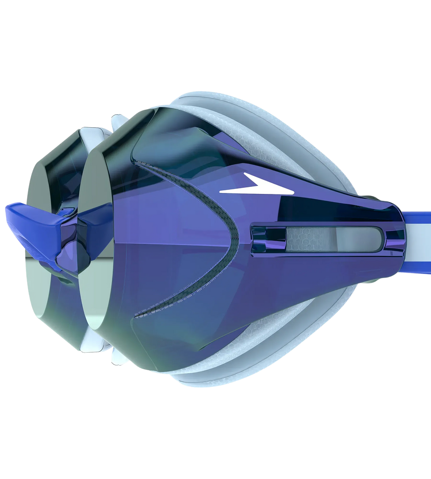Unisex Adult Vanquisher 3.0 Mirror Blue Lens Swim Goggles - Blue