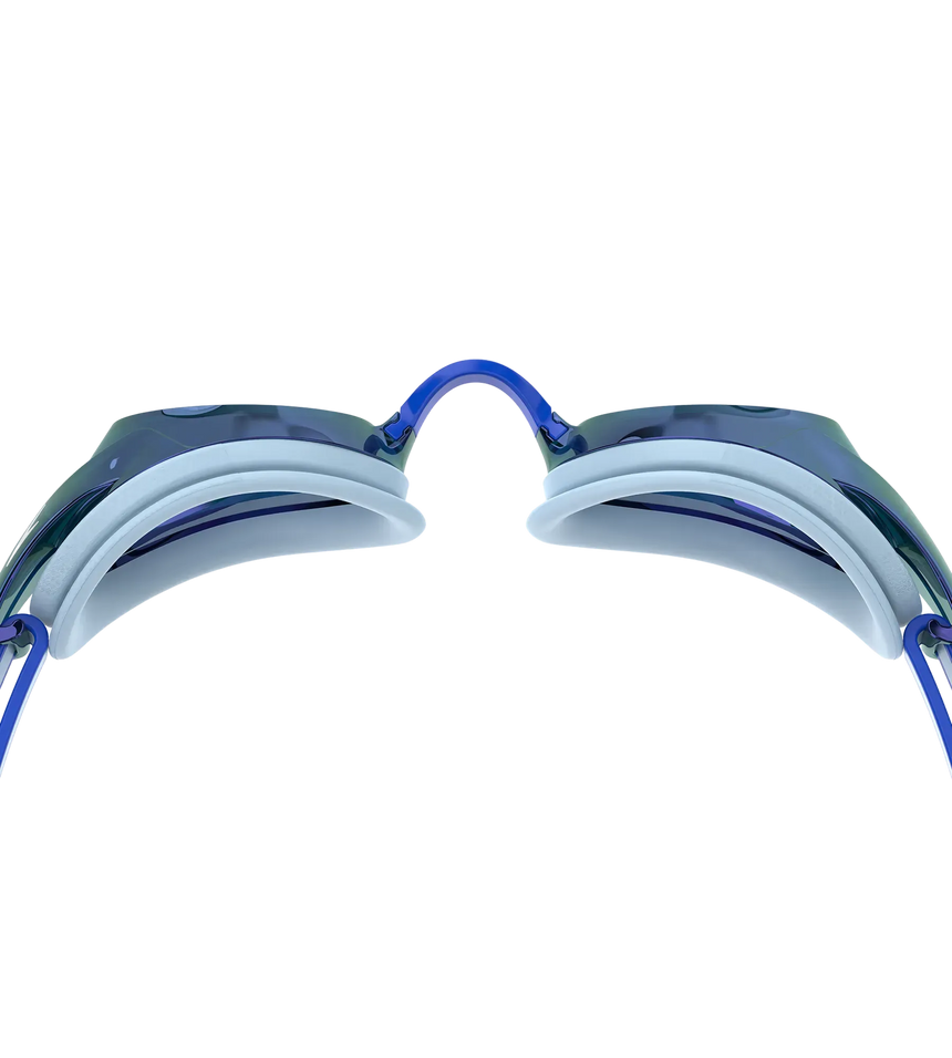 Unisex Adult Vanquisher 3.0 Mirror Blue Lens Swim Goggles - Blue