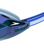 Unisex Adult Vanquisher 3.0 Mirror Blue Lens Swim Goggles - Blue