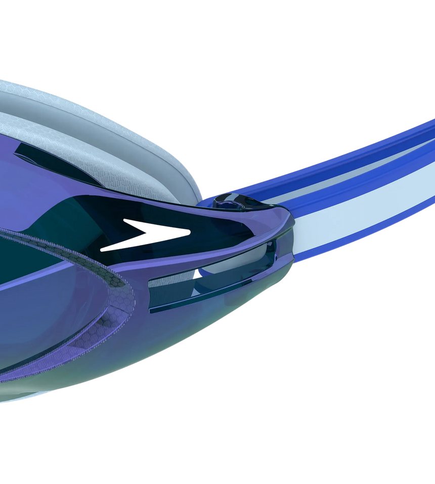 Unisex Adult Vanquisher 3.0 Mirror Blue Lens Swim Goggles - Blue