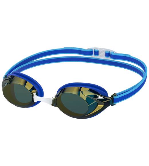 Unisex Kids Vanquisher 3.0 Mirror Lens Swim Goggles (Age Range -  6-14 Years) - Blue