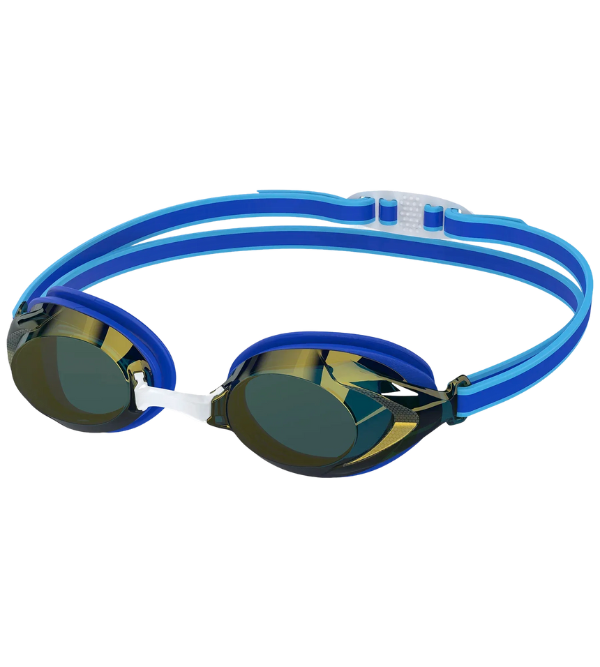Unisex Kids Vanquisher 3.0 Mirror Lens Swim Goggles (Age Range -  6-14 Years) - Blue