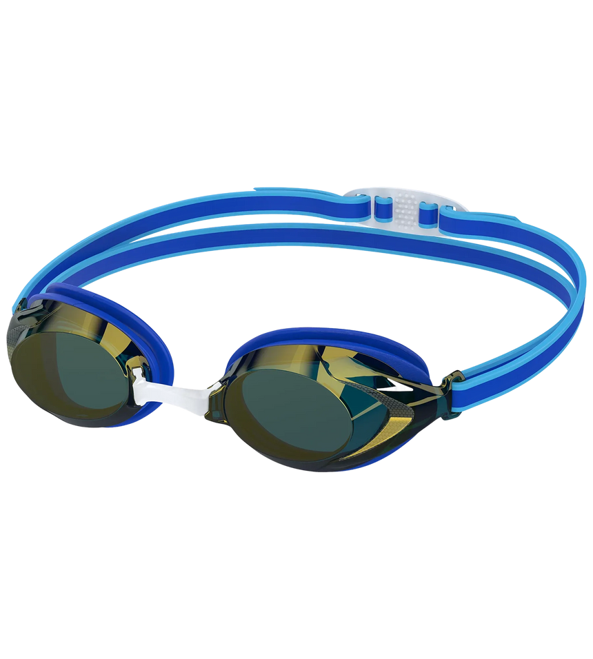 Unisex Kids Vanquisher 3.0 Mirror Lens Swim Goggles (Age Range -  6-14 Years) - Blue