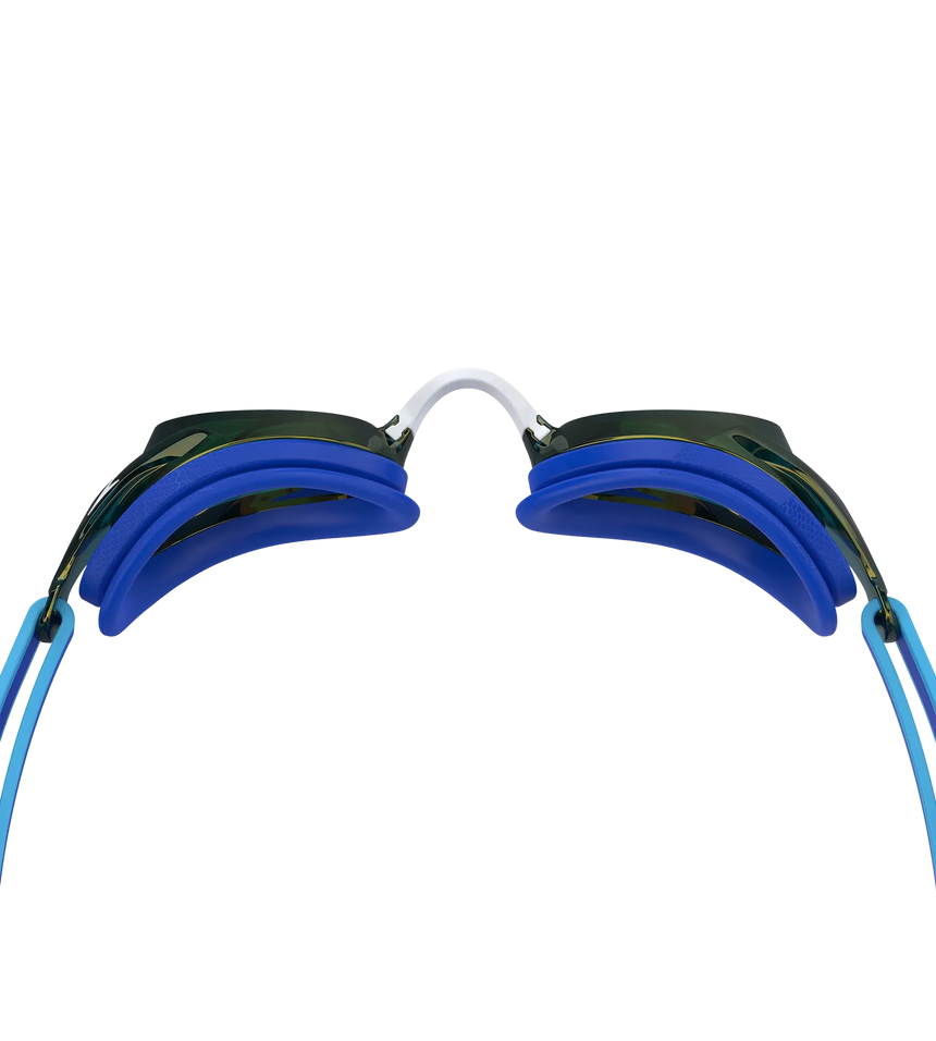 Unisex Kids Vanquisher 3.0 Mirror Lens Swim Goggles (Age Range -  6-14 Years) - Blue
