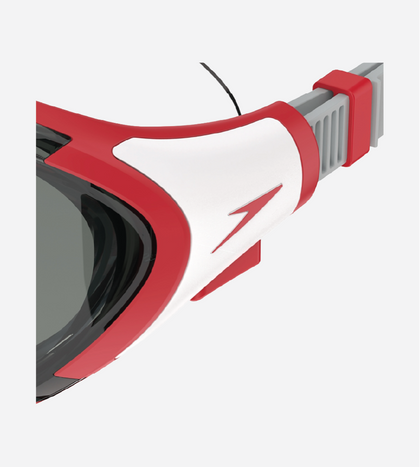 Unisex Kids Biofuse 2.0 Mask Anti Fog Coated Lens Swim Goggles For Boys and Girls - High Risk Red