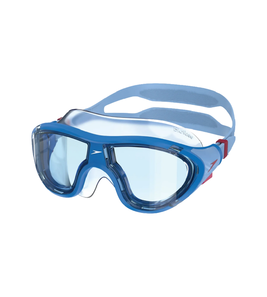 Unisex Kids Biofuse 2.0 Mask Anti Fog Coated Lens Swim Goggles For Boys and Girls - Pale Purple & Clear