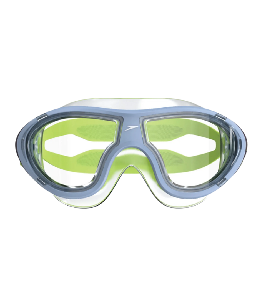Unisex Kids Biofuse 2.0 Mask Anti Fog Coated Lens Swim Goggles For Boys and Girls - Lagoon Blue & Celeste