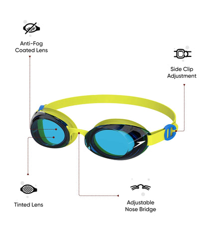 Unisex Junior Jet 2.0 Anti-Fog UV Protection Swim Goggles - Yellow
