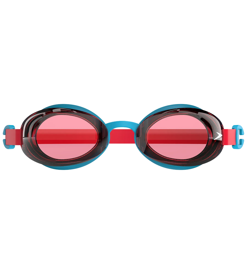 Unisex Kids Jet 2.0 Anti-Fog UV Protection Swim Goggles (Age Range -  6-14 Years) - Red & Blue
