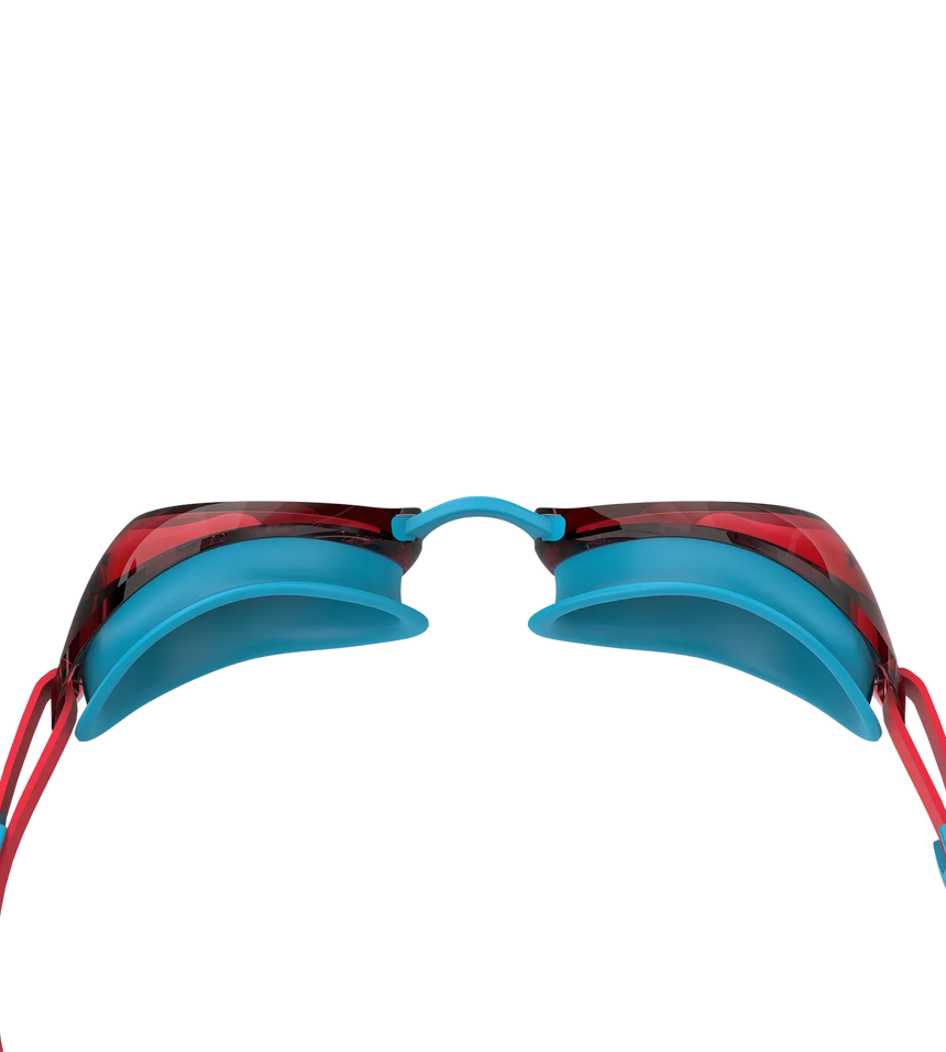 Unisex Kids Jet 2.0 Anti-Fog UV Protection Swim Goggles (Age Range -  6-14 Years) - Red & Blue