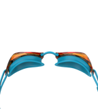 Unisex Kids Jet 2.0 Anti Fog coated lens Swim Goggles (Age Range -  6-14 Years) - Blue & Orange