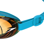 Unisex Kids Jet 2.0 Anti Fog coated lens Swim Goggles (Age Range -  6-14 Years) - Blue & Orange