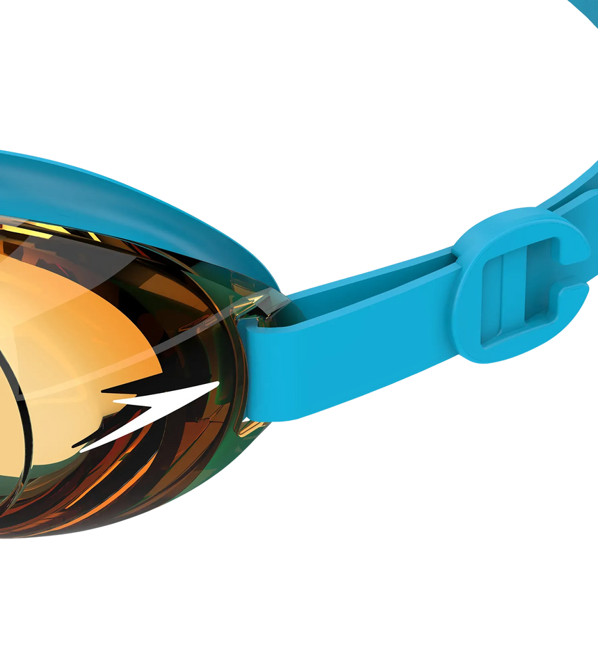 Unisex Kids Jet 2.0 Anti Fog coated lens Swim Goggles (Age Range -  6-14 Years) - Blue & Orange