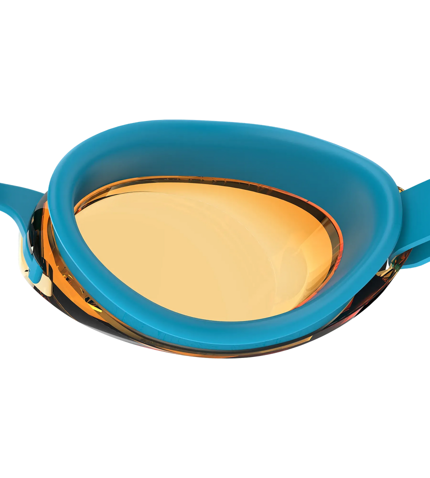 Unisex Kids Jet 2.0 Anti Fog coated lens Swim Goggles (Age Range -  6-14 Years) - Blue & Orange
