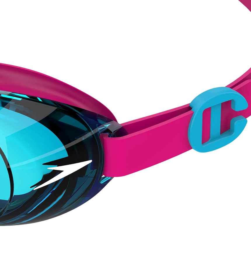 Unisex Kids Jet 2.0 Anti Fog coated lens Swim Goggles (Age Range -  6-14 Years) - Pink & Blue