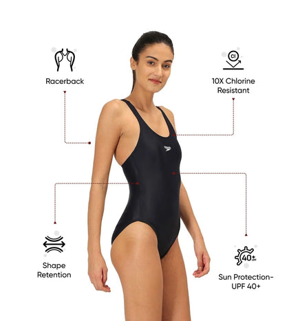 Womens V Cut Swimsuit Dive into Style Speedo India