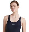 Women's Endurance 10 Lycra Racerback One Piece Swimwear - True Navy & Marine Blue