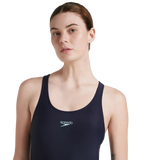 Women's Endurance 10 Lycra Racerback One Piece Swimwear - True Navy & Marine Blue